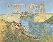 Vincent Van Gogh The Langlois Bridge at Arles (mk09) oil painting artist